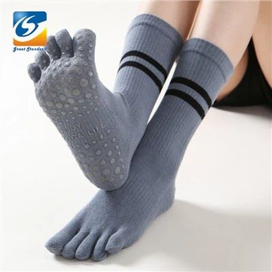 Нескользящие носки для йоги Crew Grip